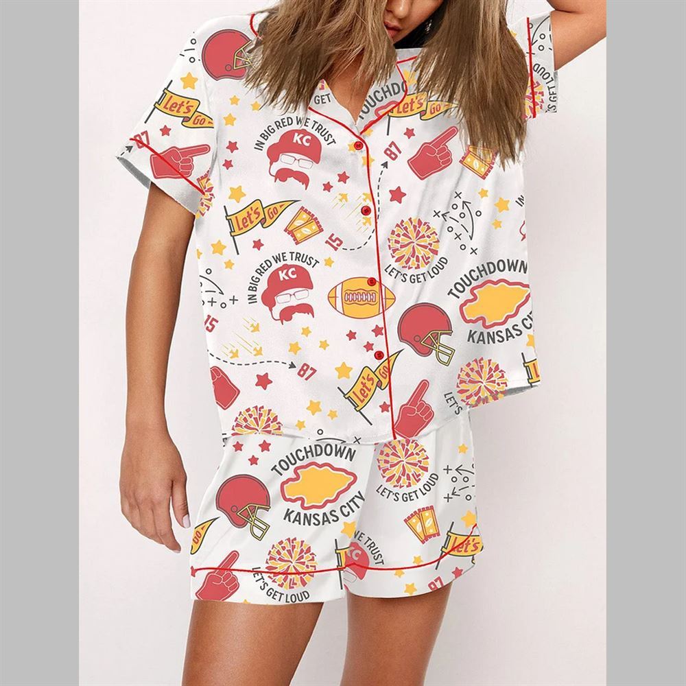 KC Chiefs Football Pajama Set - Image 2