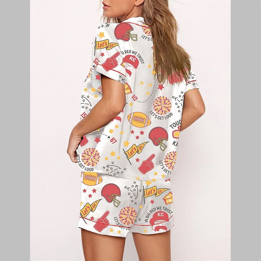KC Chiefs Football Pajama Set - Image 3