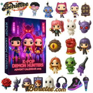 KPop Demon Hunters Premium Advent Calendar 2025 CHRISTMAS GIFT, CHRISTMAS IDEA, Christmas Countdown Advent Calendar Gift Box with 24 Acrylic Ornaments