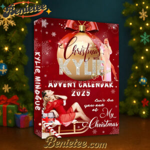 Kylie on Show - a true tribute to Kylie Minogue Advent Calendar 2025 CHRISTMAS GIFT, CHRISTMAS IDEA, Christmas Countdown Advent Calendar Gift Box with 24 Acrylic Ornaments