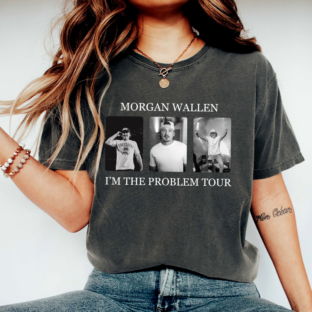 Vintage Morgan Wallen I'm the Problem Tour 2025 T-shirt, UNISEX shirt, Morgan Wallen Sweatshirt,Morgan Concert Hoodie,Morgan Tee - Image 3