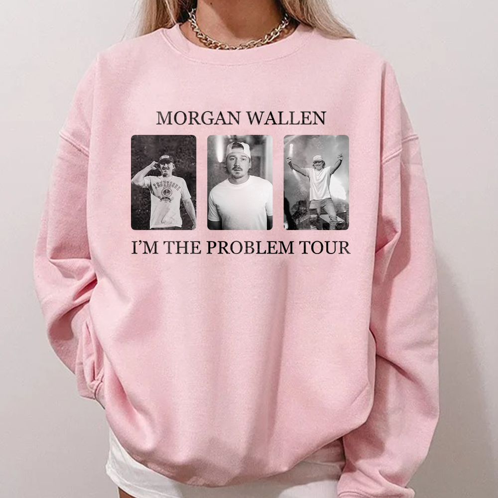 Vintage Morgan Wallen I'm the Problem Tour 2025 T-shirt, UNISEX shirt, Morgan Wallen Sweatshirt,Morgan Concert Hoodie,Morgan Tee - Image 4