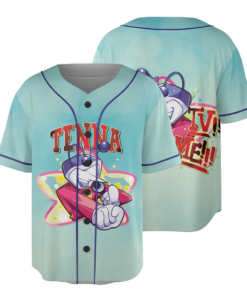 Tenna Deltarune Baseball Jersey, IT'S TV TIME Meme Shirt