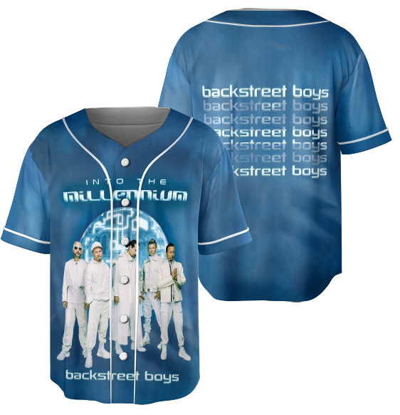 Backstreet Boys Millennium Tour Music Vintage Baseball Jersey, Bring Memory Back Jersey - Image 2