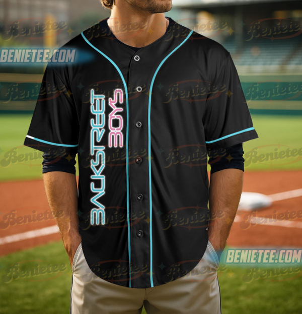 Alternative view of Vintage Backstreet Boys Millennium Tour Music Baseball Jersey