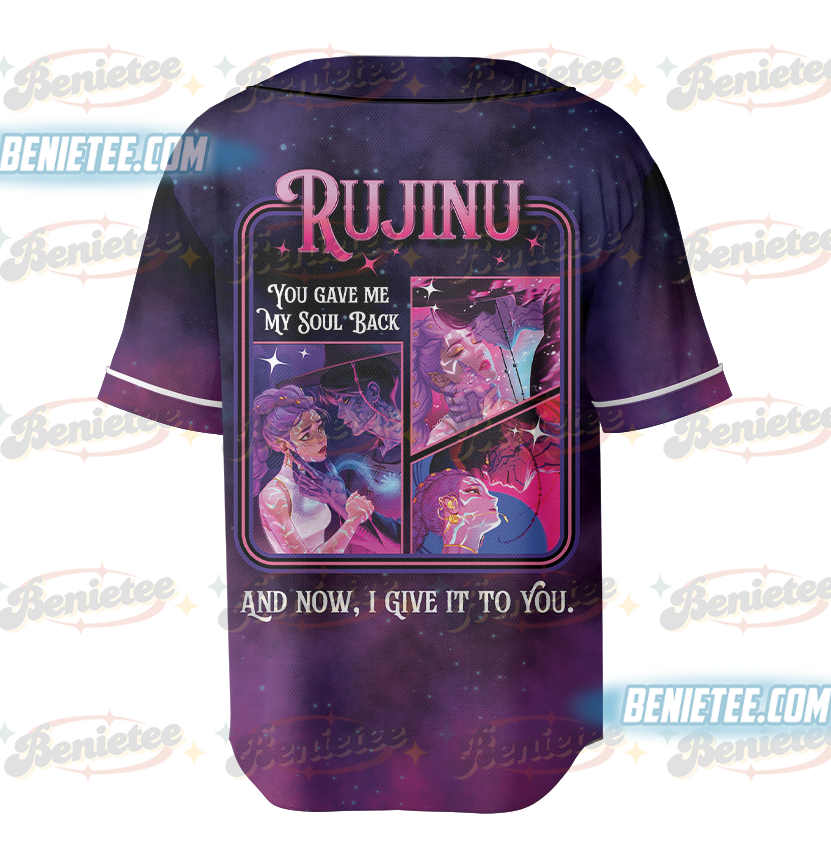 Rujinu Quotes Jinu Rumi Vintage Baseball Jersey - Image 7