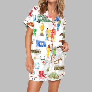 Kentucky Derby Watercolor Pajama Set