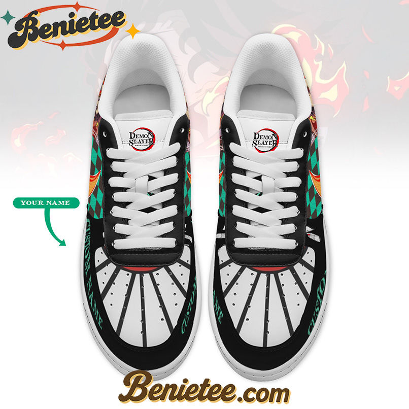 Kimetsu no Yaiba x Kamado Tanjiro Air Low-Top Sneakers Shoes For Men And Women - Image 3