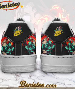 Alternative view of Kimetsu no Yaiba x Kamado Tanjiro Air Low-Top Sneakers Shoes For Men And Women