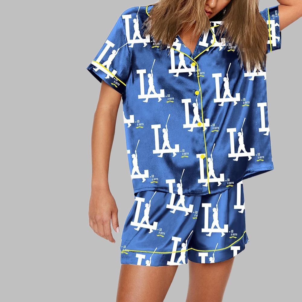 LA Dodgers GrandSlam Print Pajama Set - Image 2
