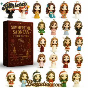 Summertime Sadness - Lana Del Rey Premium Advent Calendar 2025 CHRISTMAS GIFT, CHRISTMAS IDEA, Christmas Countdown Advent Calendar Gift Box with 24 Acrylic Ornaments