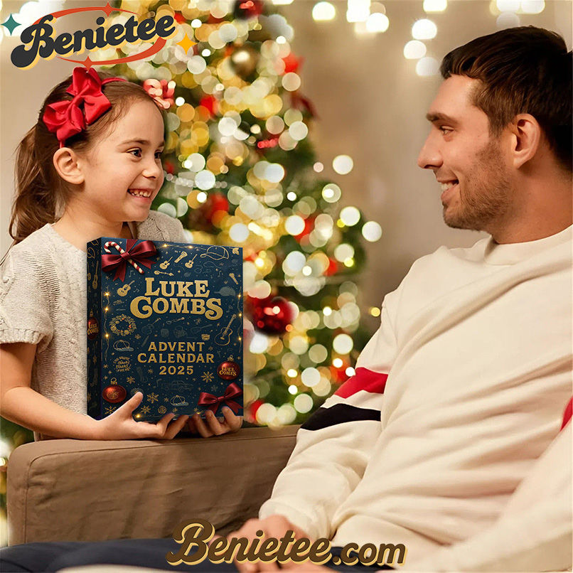 Luke Combs Premium Advent Calendar 2025 CHRISTMAS GIFT, CHRISTMAS IDEA, Christmas Countdown Advent Calendar Gift Box with 24 Acrylic Ornaments - Image 2