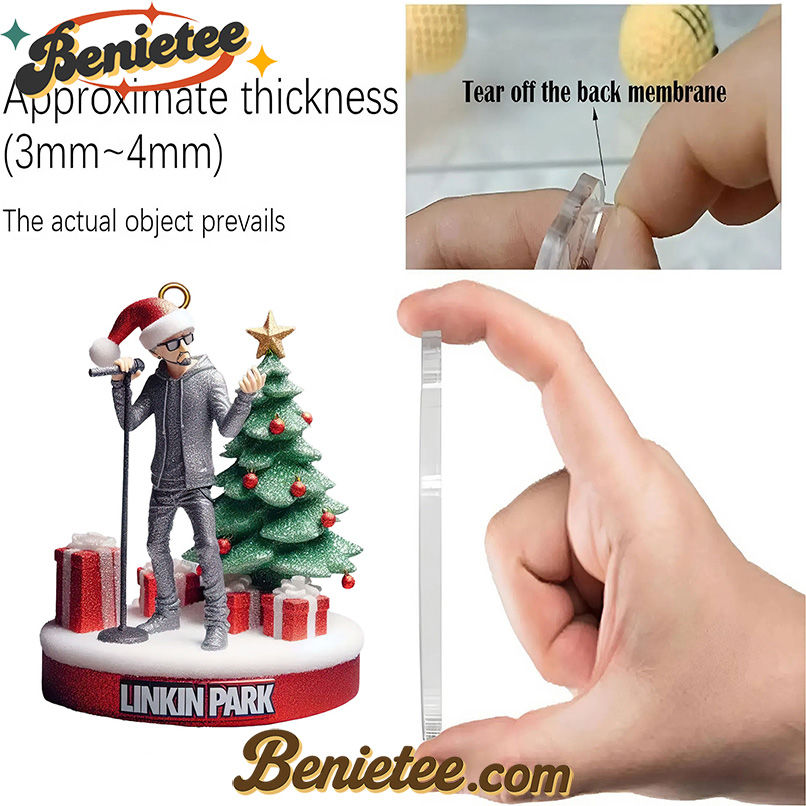 Linkin Park One Step Closer Advent Calendar 2025 CHRISTMAS GIFT, CHRISTMAS IDEA, Christmas Countdown Advent Calendar Gift Box with 24 Acrylic Ornaments - Image 5