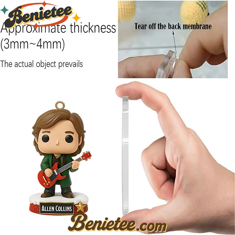 Lynyrd Skynyrd Free Bird Advent Calendar 2025 CHRISTMAS GIFT, CHRISTMAS IDEA, Christmas Countdown Advent Calendar Gift Box with 24 Acrylic Ornaments - Image 2