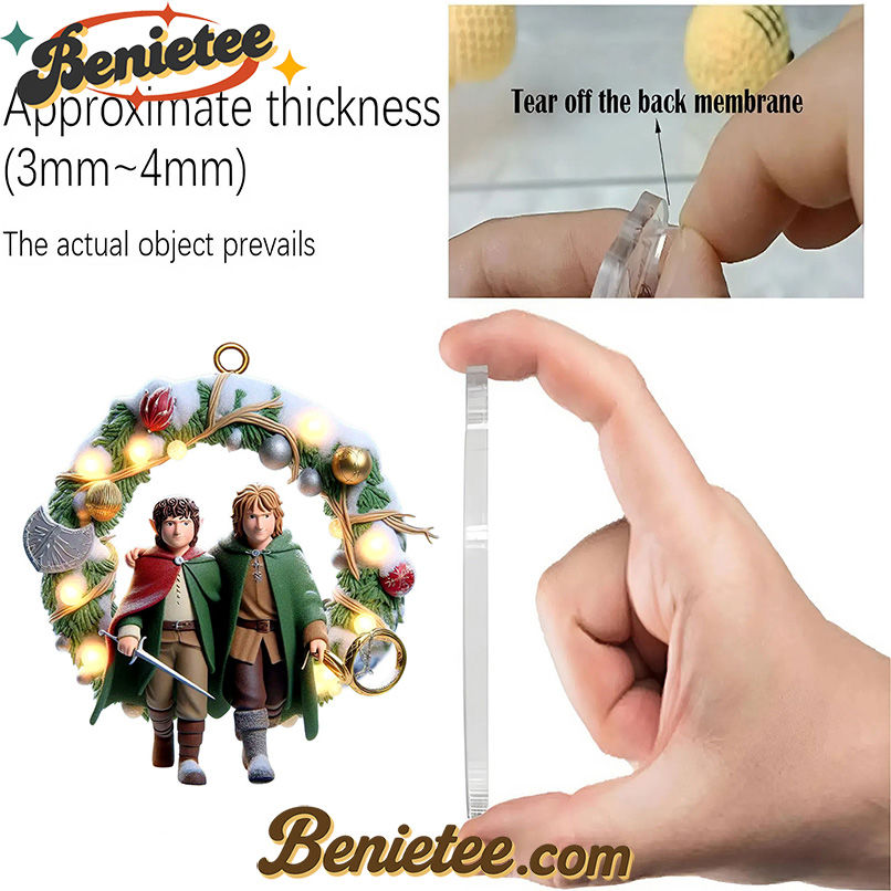 the Lord Of the Rings Unwrap the One Holiday To Rule them All Premium Advent Calendar 2025 CHRISTMAS GIFT, CHRISTMAS IDEA, Christmas Countdown Advent Calendar Gift Box with 24 Acrylic Ornaments - Image 4