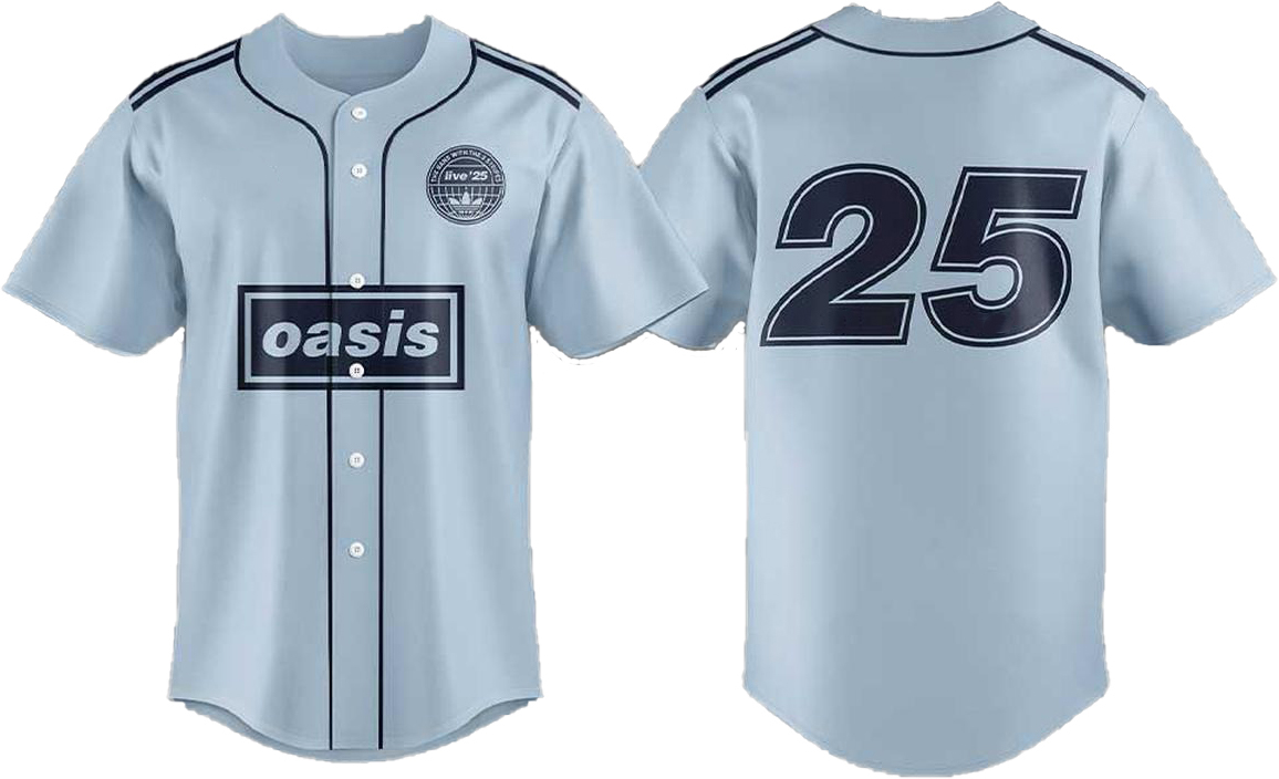 Oasis Live ’25 Tour Ocean Blue Jersey