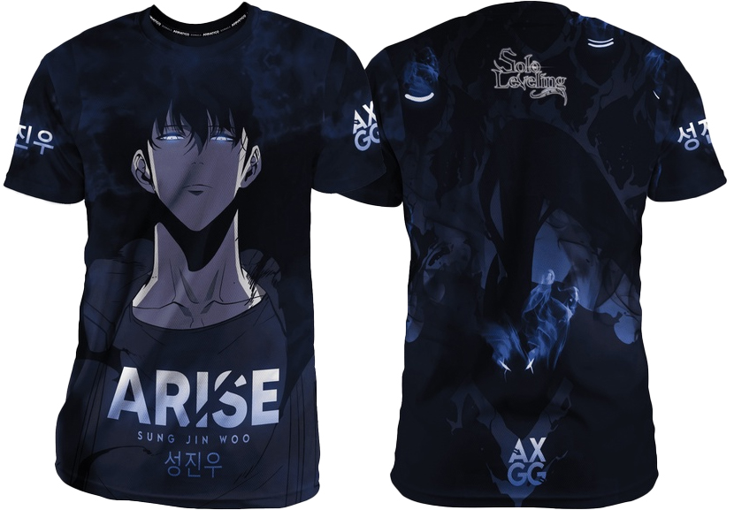 "solo Leveling" manhwa 3D t-shirt