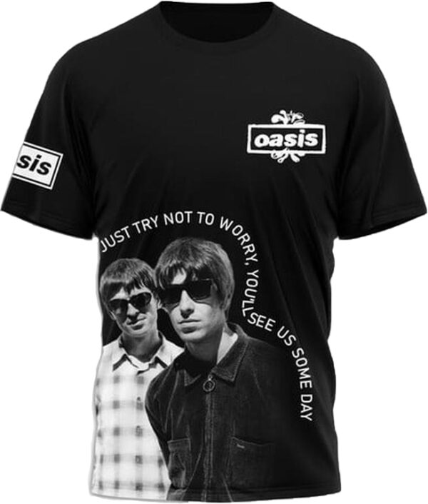 Alternative view of Oasis Is Back Roll With It 3D T-Shirt