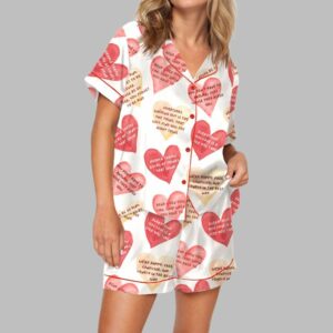 Life Lessons With Lyrics Pajama Set For Women