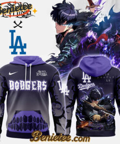 Limited Los Angeles Dodgers x Solo Leveling Special Baseball Hoodie