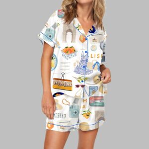 Lisbon Portugal Travel Pajama Set