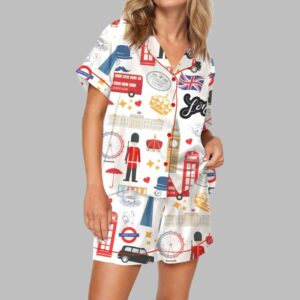 London England Pajama Set For Women