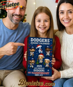 Alternative view of Los Angeles Dodgers 142nd Anniversary Advent Calendar 2025, Christmas Countdown Advent Calendar Gift Box with 24 Acrylic Ornaments