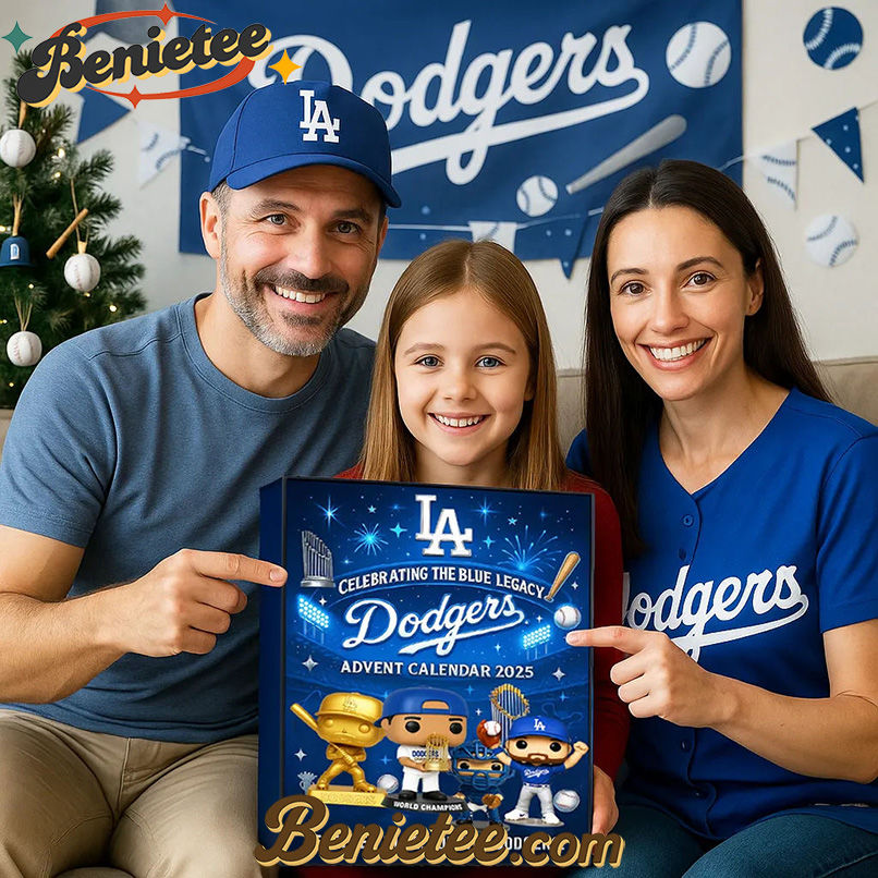 Los Angeles Dodgers Advent Calendar 2025, Christmas Countdown Advent Calendar Gift Box with 24 Acrylic Ornaments - Image 6