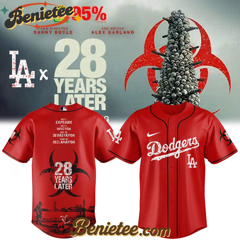 Los Angeles Dodgers x 28 Years Later Limited Baseball Jersey 2 2025,