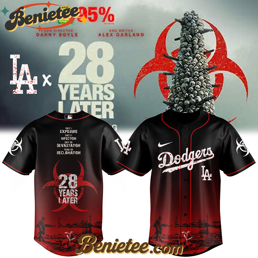 Los Angeles Dodgers x 28 Years Later Limited Baseball Jersey 2025,