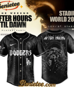 Los Angeles Dodgers x After Hours Til Dawn 2025 - The Weeknd Baseball Jersey, Custom The Weeknd For Fans, After Hours Till Dawn Tour Gift For Fan