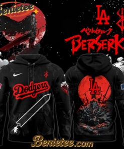 Los Angeles Dodgers x Berserk Limited Edition Hoodie 2025, Custom Anime Trending, Gift For Anime Lovers