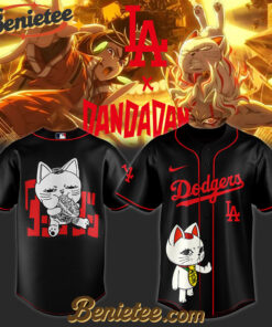 Los Angeles Dodgers x Dandadan Turbo Baba Limited Baseball Jersey 2025, Custom Anime Trending, Gift For Anime Lovers