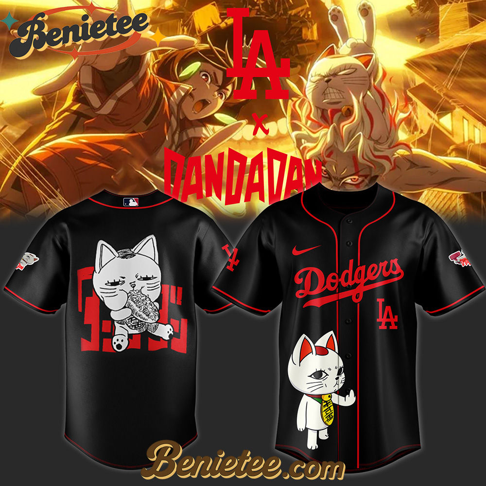 Los Angeles Dodgers x Dandadan Turbo Baba Limited Baseball Jersey 2025, Custom Anime Trending, Gift For Anime Lovers