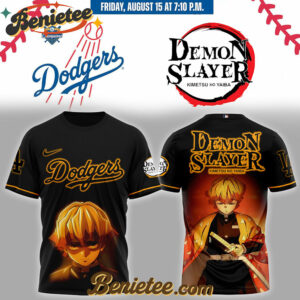 Los Angeles Dodgers x Demon Slayer Baseball Jersey 2025, Custom Anime Trending, Gift For Anime Lovers