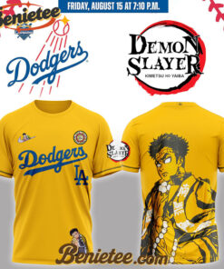 Los Angeles Dodgers x Demon Slayer Gyomei Himejima Baseball Jersey 2025, Custom Anime Trending, Gift For Anime Lovers
