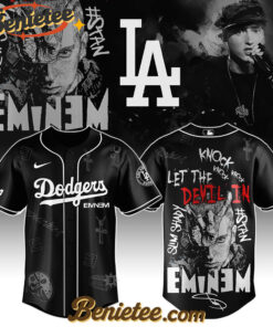 Los Angeles Dodgers x Eminem STANS' TO LAUNCH IN THEATRES WORLDWIDE 2025 Baseball Jersey Editions Limited Selling Out Fast, Custom Baseball Jersey For Fans Eminem