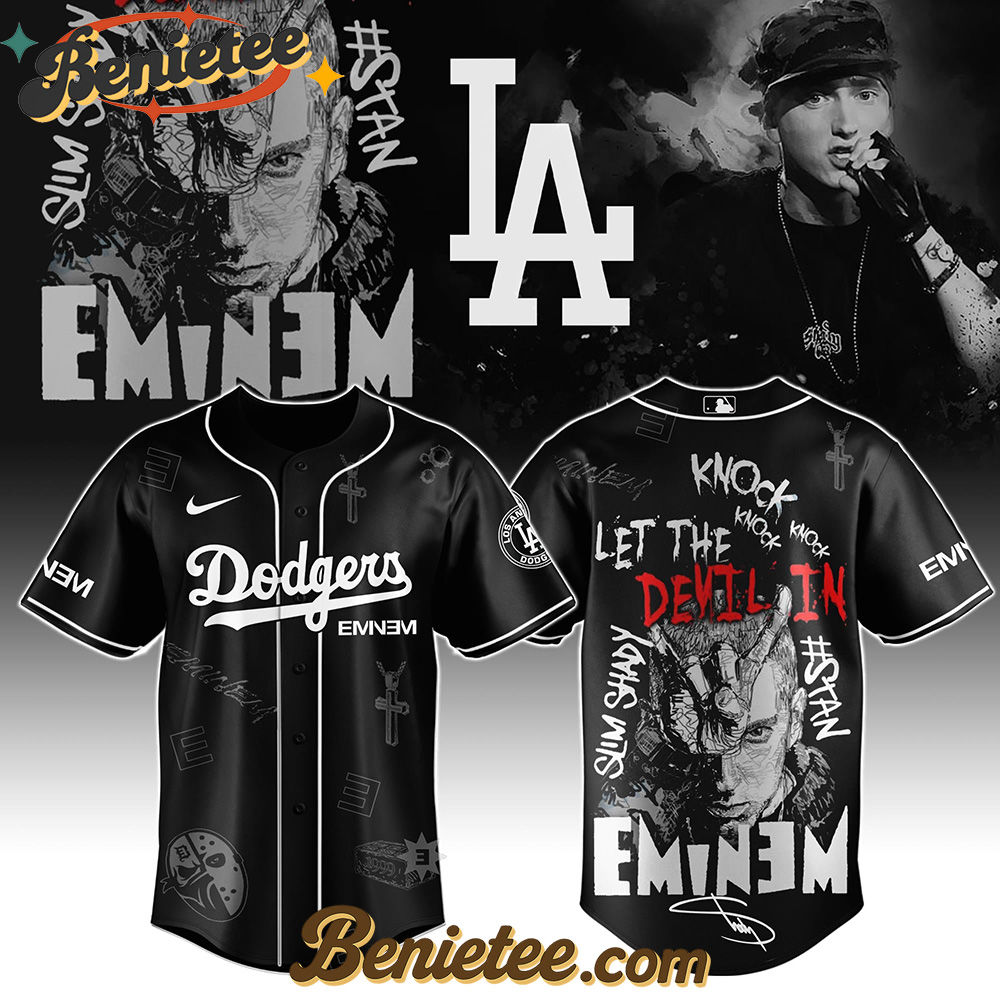 Los Angeles Dodgers x Eminem STANS' TO LAUNCH IN THEATRES WORLDWIDE 2025 Baseball Jersey Editions Limited Selling Out Fast, Custom Baseball Jersey For Fans Eminem