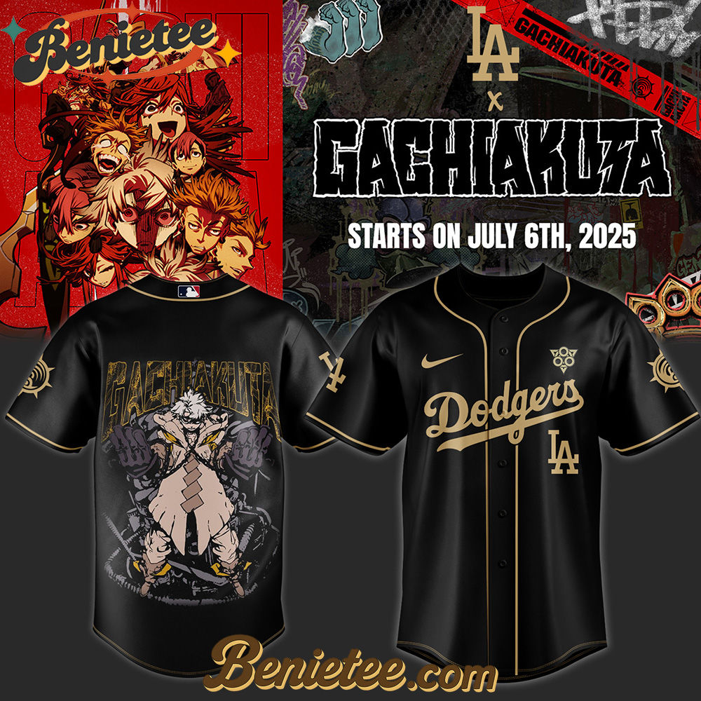 Los Angeles Dodgers x Gachiakuta Limited Baseball Jersey 2025,