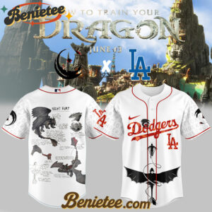 Los Angeles Dodgers x How to Train Your Dragon Limited Baseball Jersey 2025,