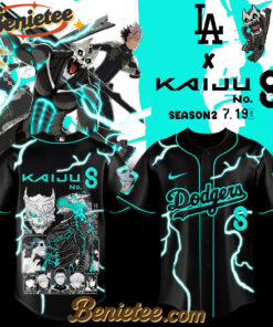 Los Angeles Dodgers x Kaiju No.8 Limited Baseball Jersey 2025,