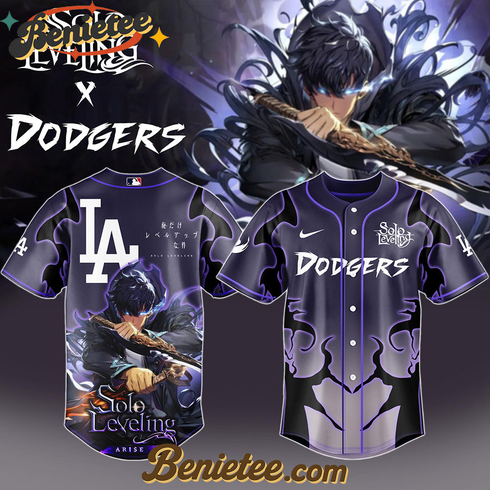 Los Angeles Dodgers x Solo Leveling Exclusive Baseball Jersey