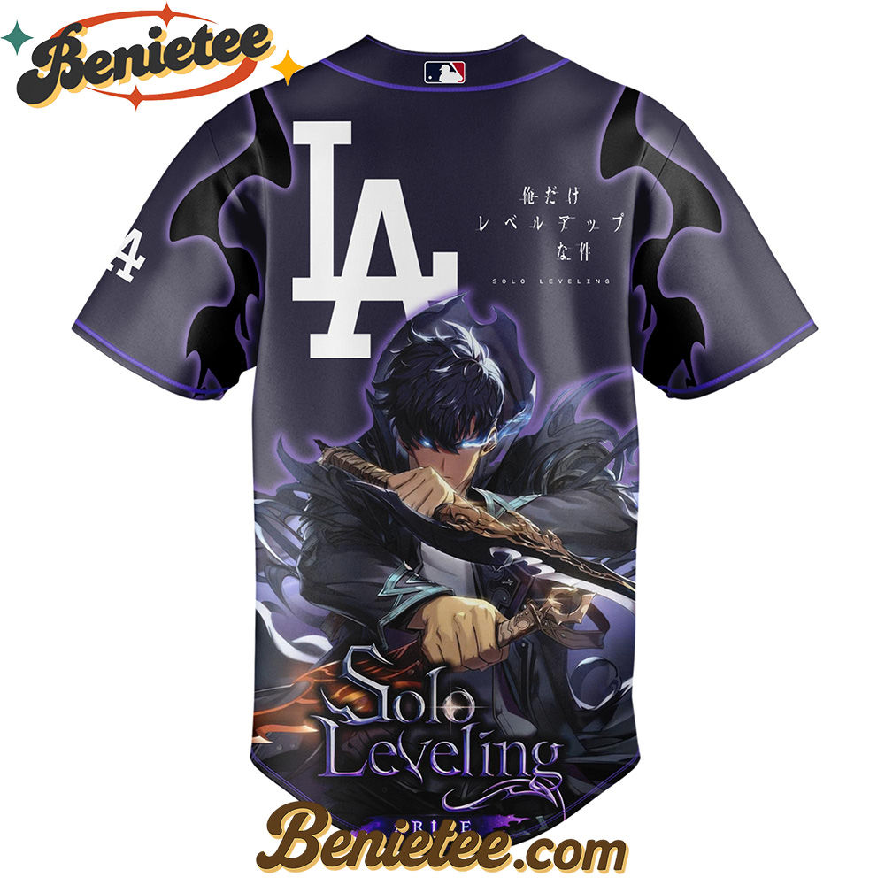 Los Angeles Dodgers x Solo Leveling Exclusive Baseball Jersey