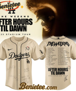 Los Angeles Dodgers x The Weeknd After Hours Til Dawn Baseball Jersey Limited Edition, Custom The Weeknd For Fans, After Hours Till Dawn Tour Gift For Fan