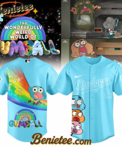 Los Angeles Dodgers x The Wonderfully Weird World of Gumball Baseball Jersey 2 2025,