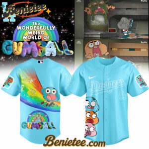 Los Angeles Dodgers x The Wonderfully Weird World of Gumball Baseball Jersey 2 2025,