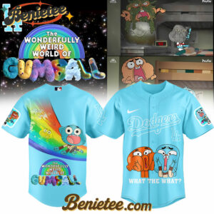 Los Angeles Dodgers x The Wonderfully Weird World of Gumball Baseball Jersey 2025,