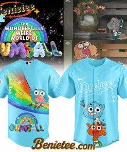 Los Angeles Dodgers x The Wonderfully Weird World of Gumball Baseball Jersey 3 2025,