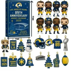 Los Angeles Rams 89th Anniversary Advent Calendar 2025