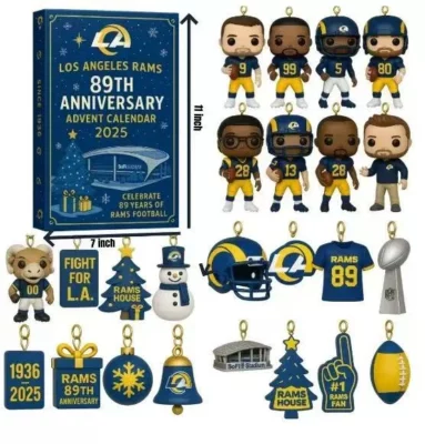 Los Angeles Rams 89th Anniversary Advent Calendar 2025
